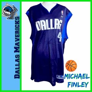 Vintage Dallas Mavericks Michael Finley Reebok Jersey